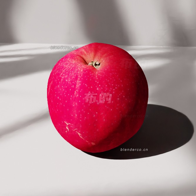 blender苹果模型_blender布的12