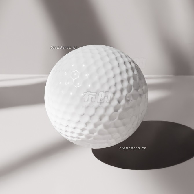 blender高尔夫球A1模型_blender布的189