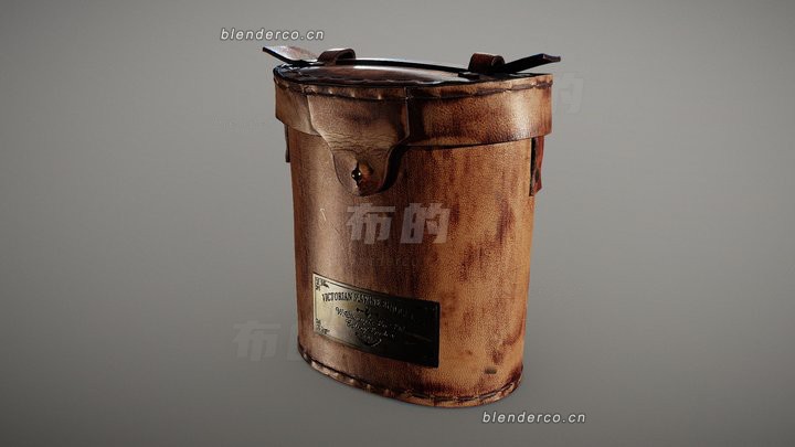 blender维多利亚式望远镜盒模型_blender布的51