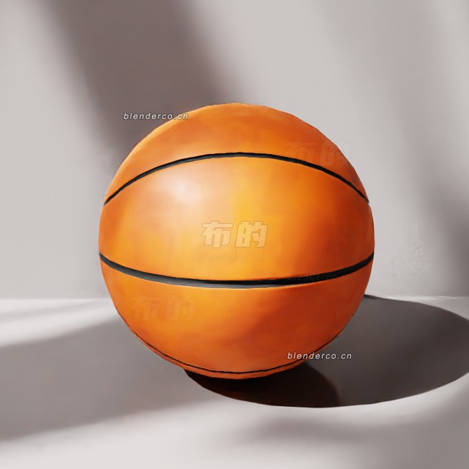 blender篮球模型_blender布的24