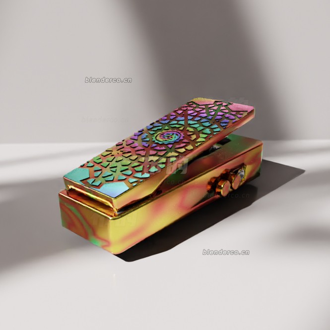 blender Wah-wah吉他踏板模型_blender布的99