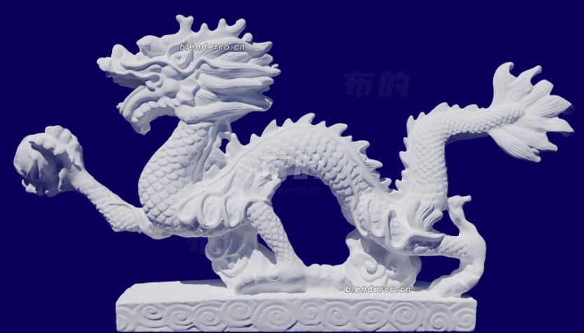 石膏雕塑雕像中国龙