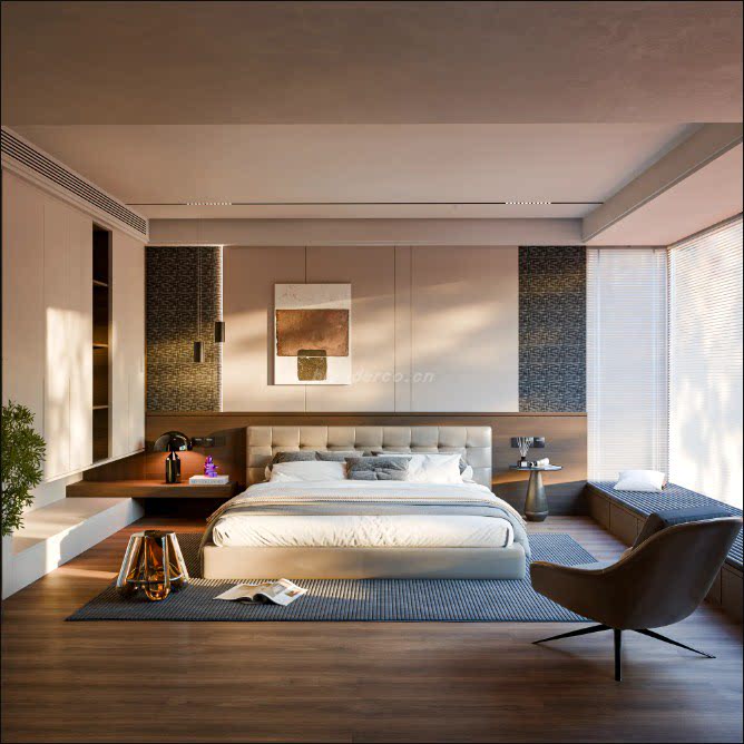 Blender现代风格卧室