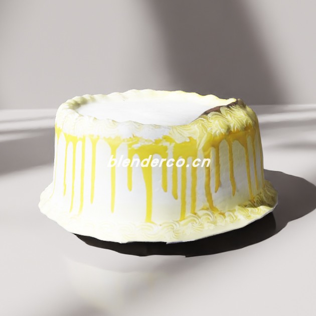 blender生日蛋糕模型_blender布的79