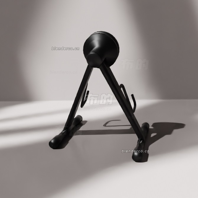 blender电吉他支架模型_blender布的202