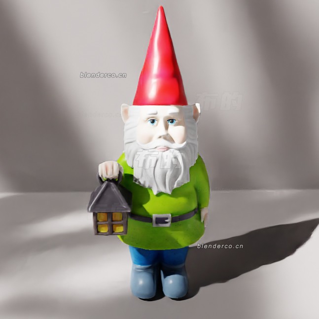 blender花园侏儒模型_blender布的88