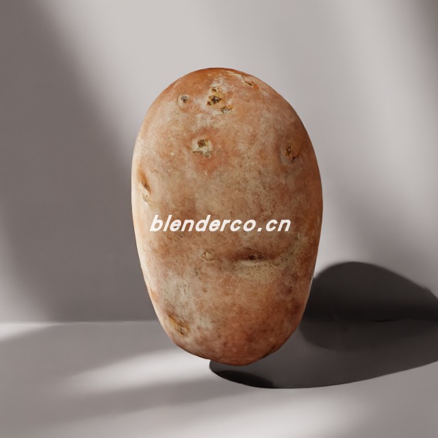 blender土豆模型_blender布的23