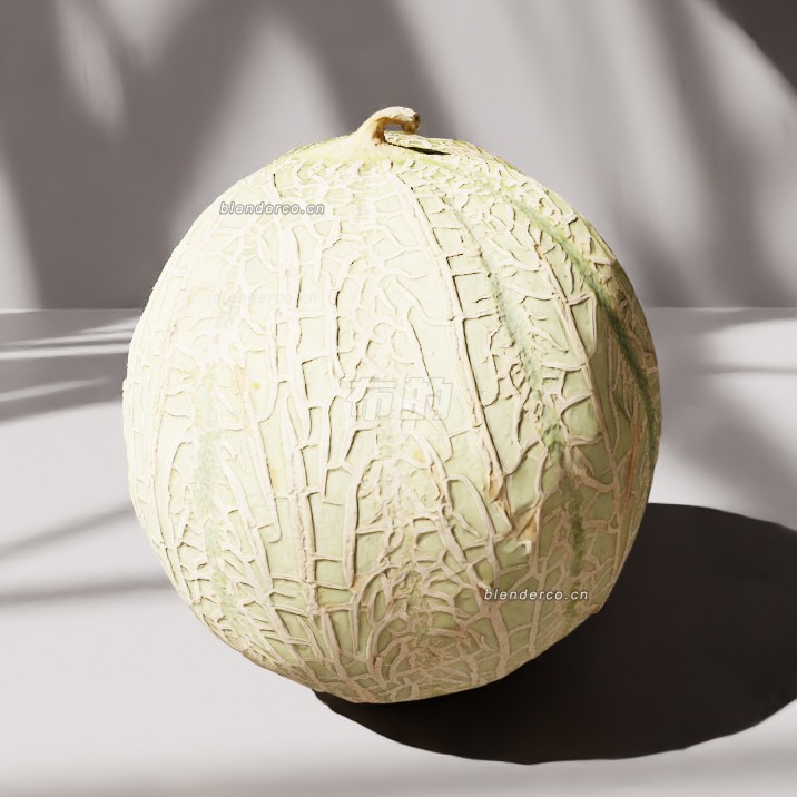 blender哈密瓜模型_blender布的26
