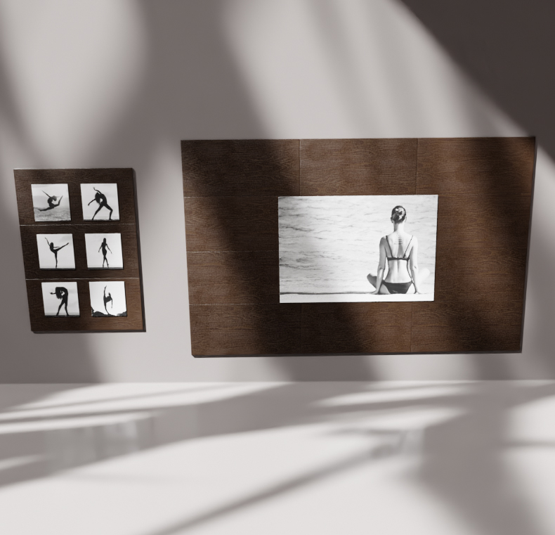 blender 墙饰墙上装饰画艺术blender 布的模型25