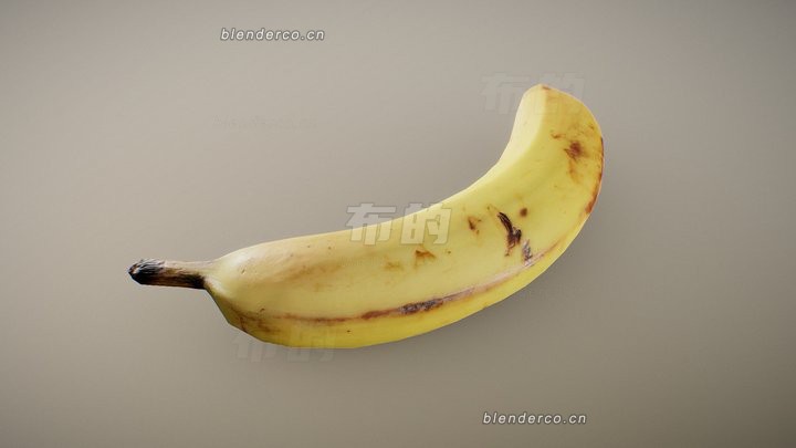 blender香蕉模型_blender布的17