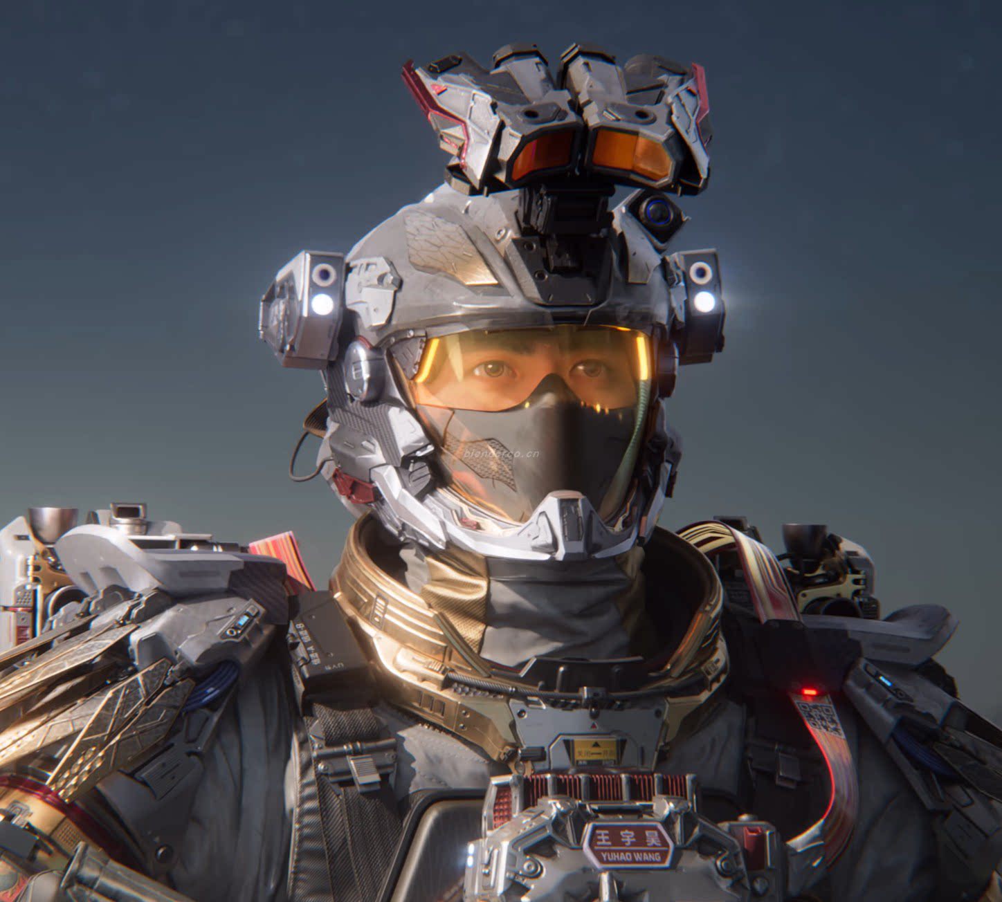 三角洲S8威龙红皮凌霄戍卫模型