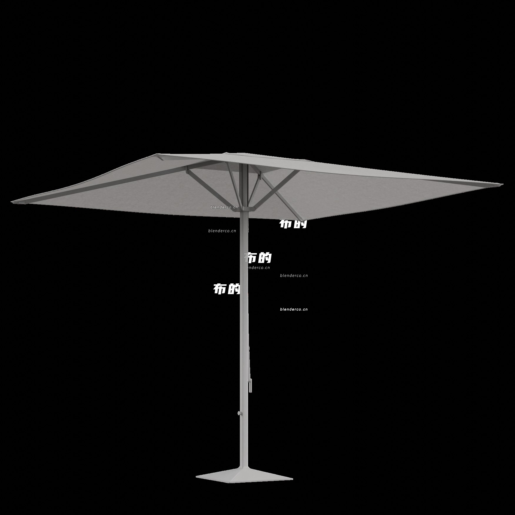blender遮阳伞模型_blender布的18