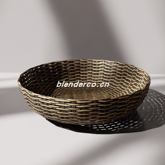 blender礼品篮模型_blender布的62