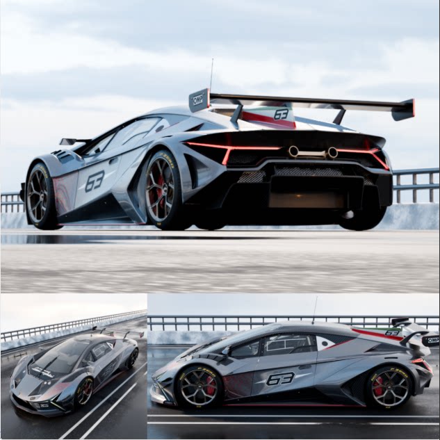 兰博基尼超级跑车Auro GT3 PL