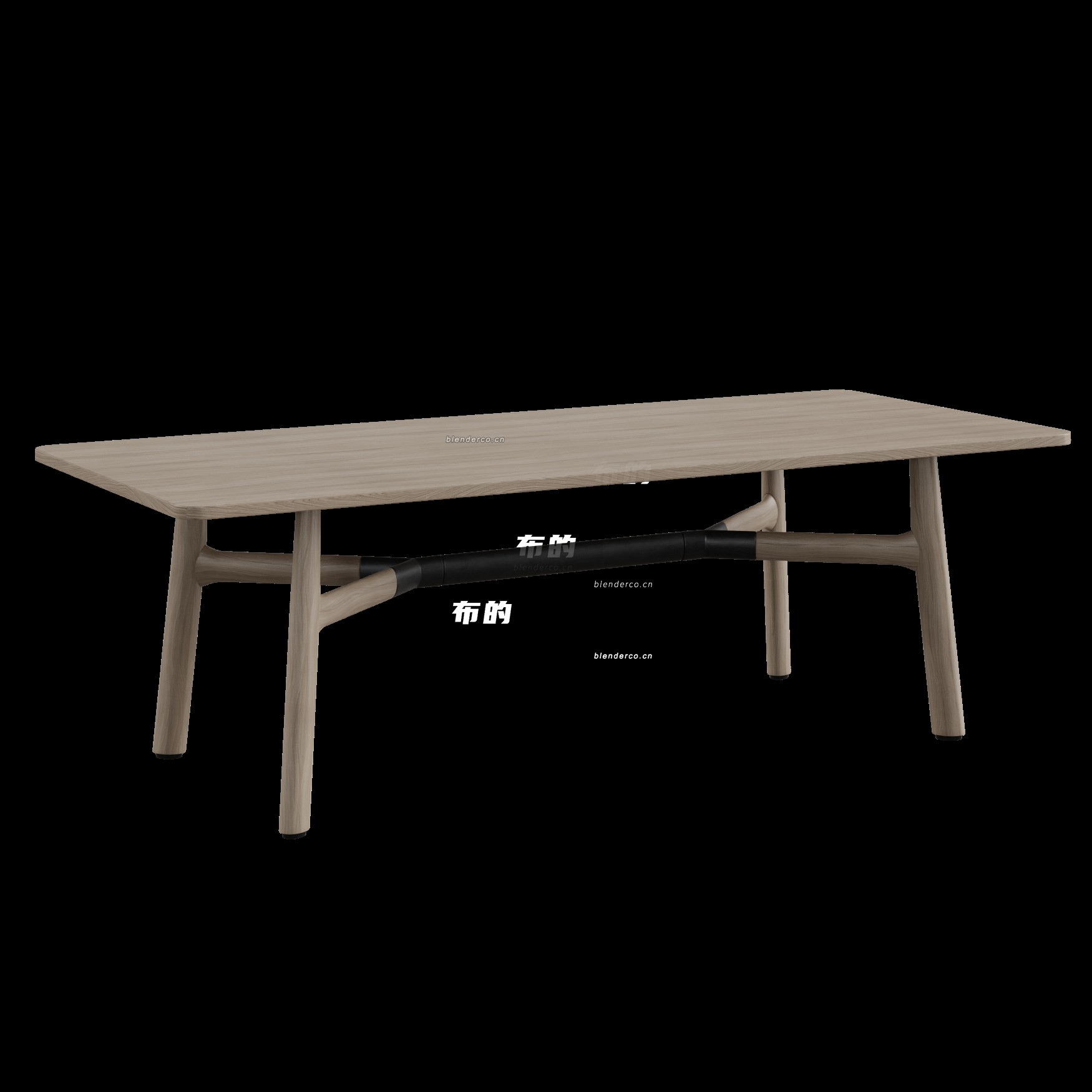blender现代木桌模型_blender布的57