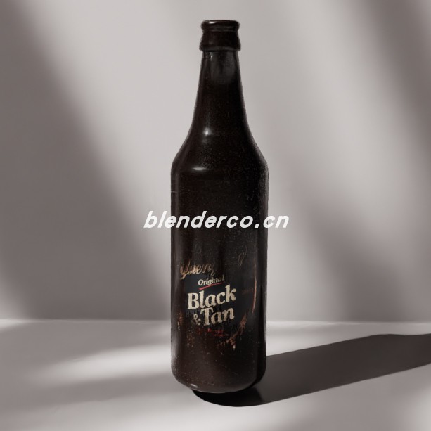 blender酒瓶模型_blender布的119