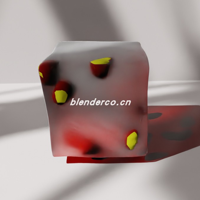 blender土耳其软糖模型_blender布的07
