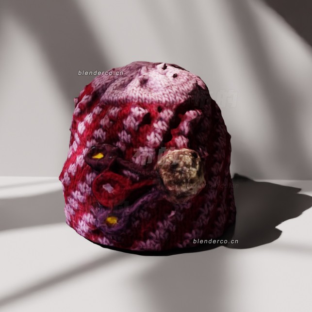 blender针织帽模型_blender布的40