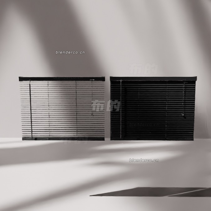 blender威尼斯百叶窗模型_blender布的07