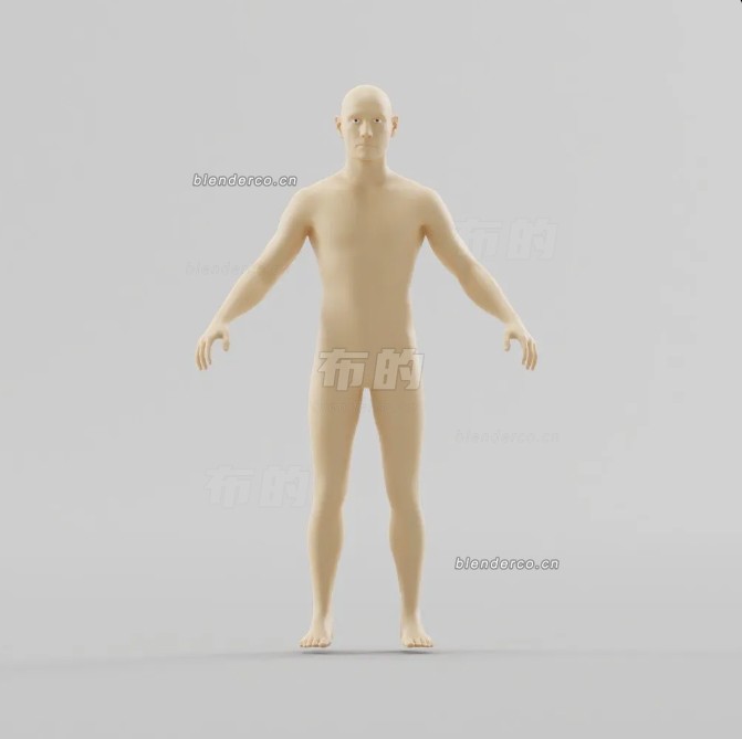 blender人体模型_blender布的36