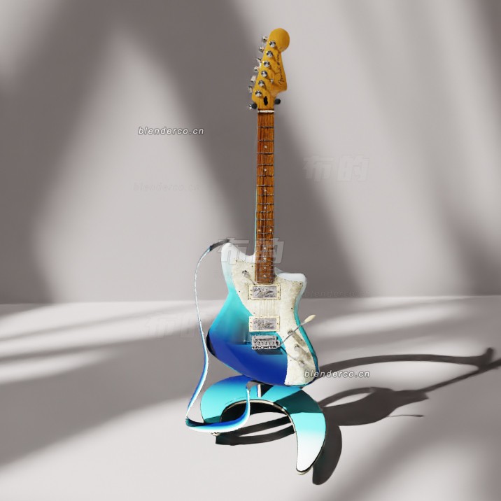 blender芬达 玩家系列 Plus 流星号 贝尔艾尔蓝模型_blender布的223