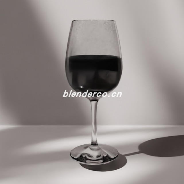 blender葡萄酒杯模型_blender布的108