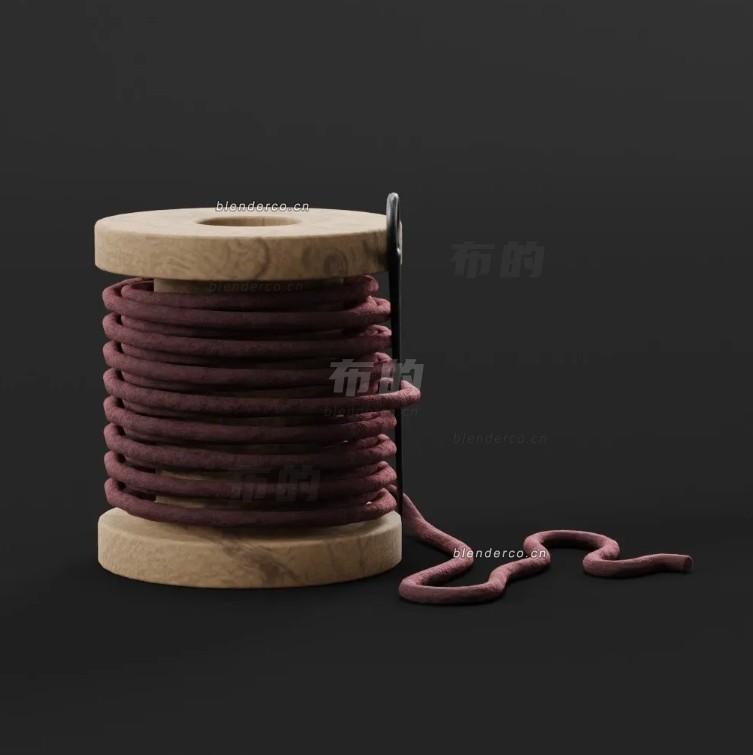 blender针线团模型_blender布的108