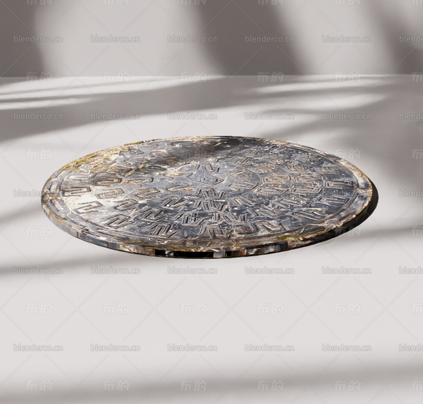 blender井盖模型77