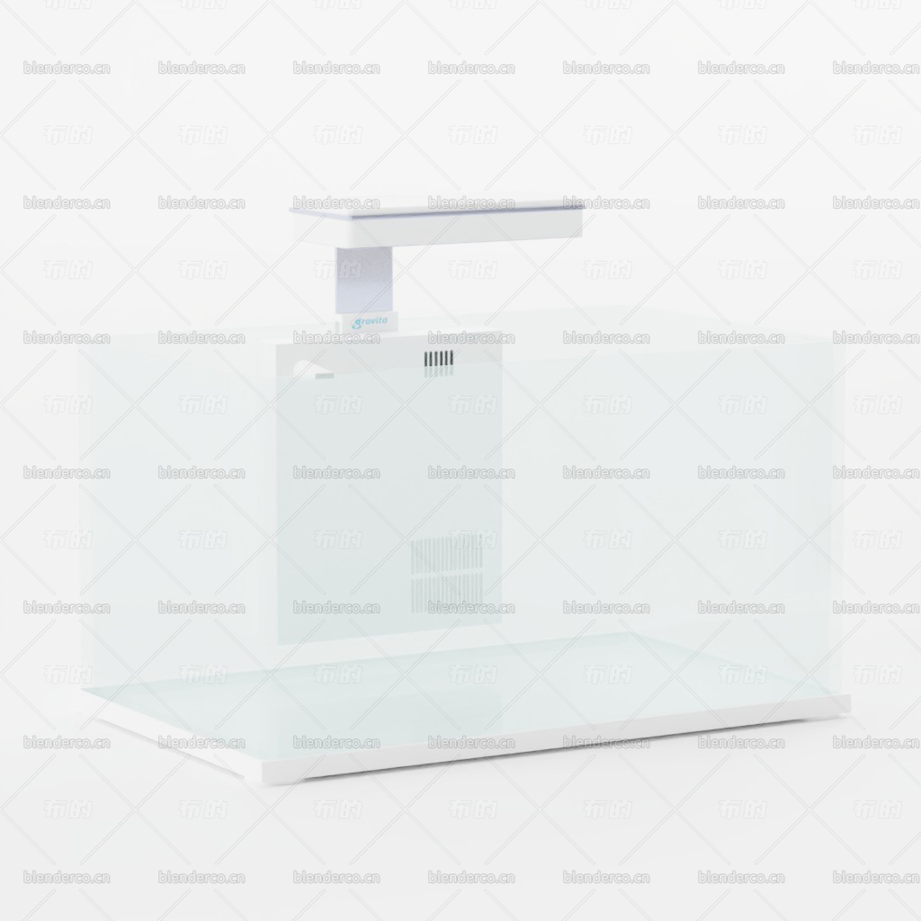 blender玻璃水缸模型-blender布的01
