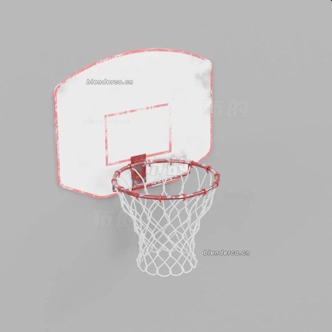 blender篮球架模型_blender布的135