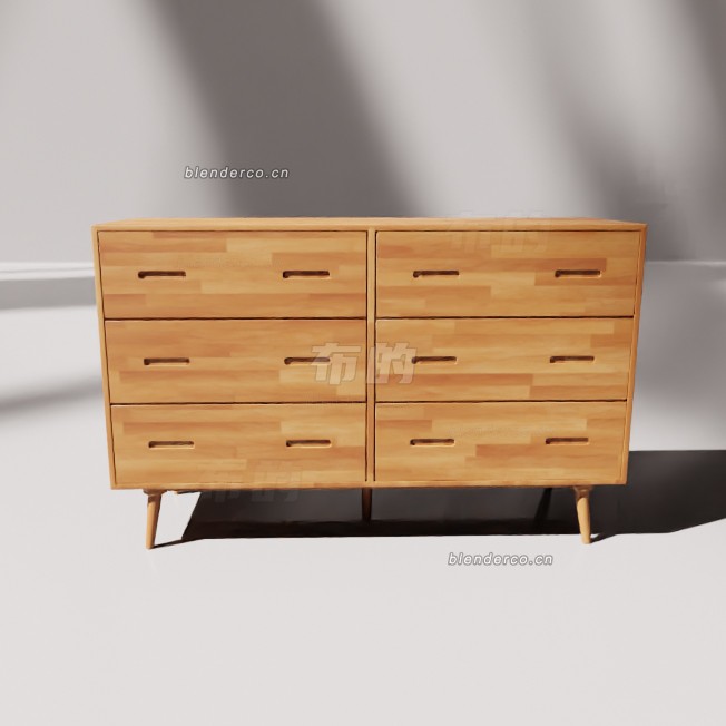 blender柜子模型_blender布的78