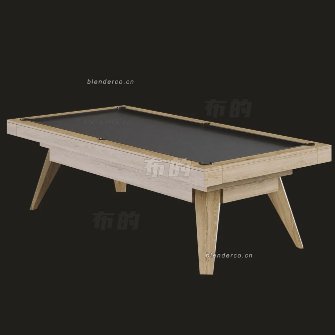 blender台球桌模型_blender布的30