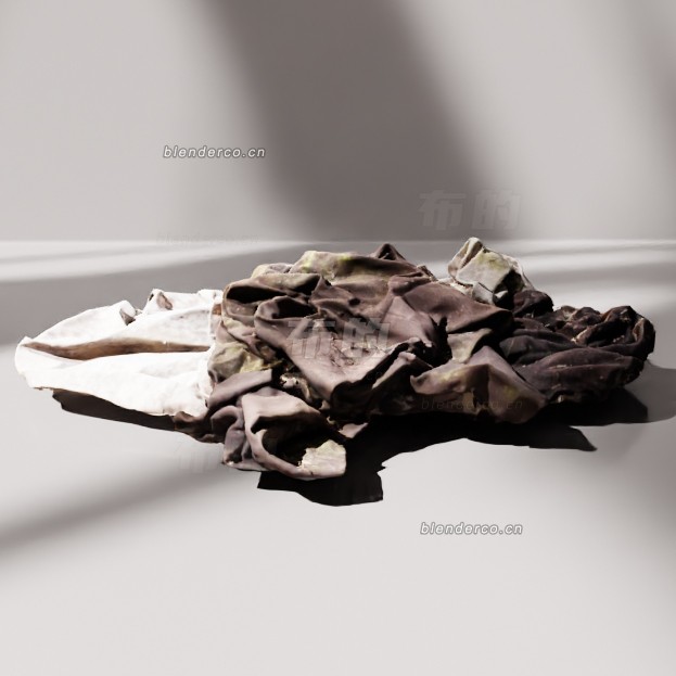 blender脏抹布模型_blender布的11