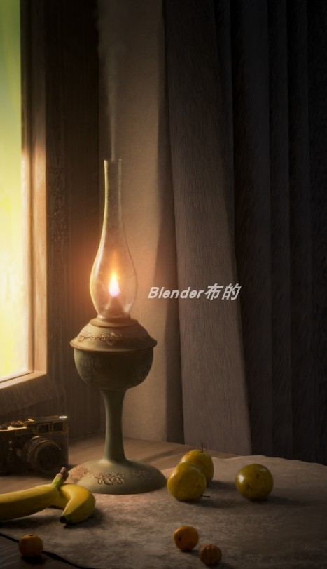 油灯静物分享【blender3.4】