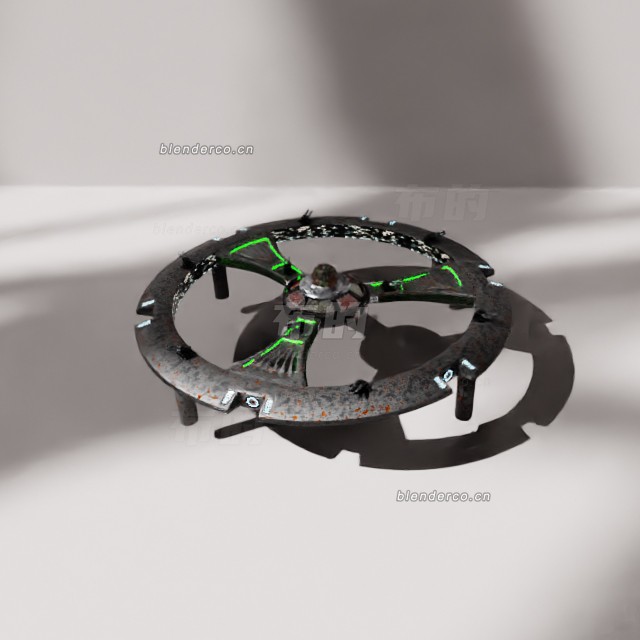 blender空间站模型_blender布的04