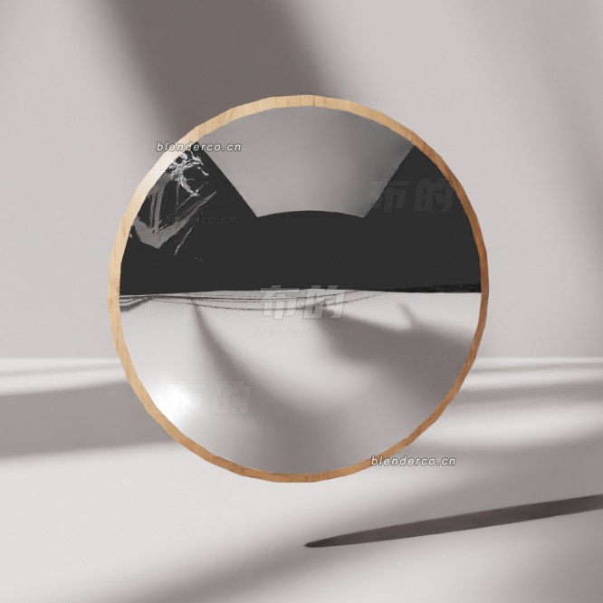 blender万塔镜子模型_blender布的01