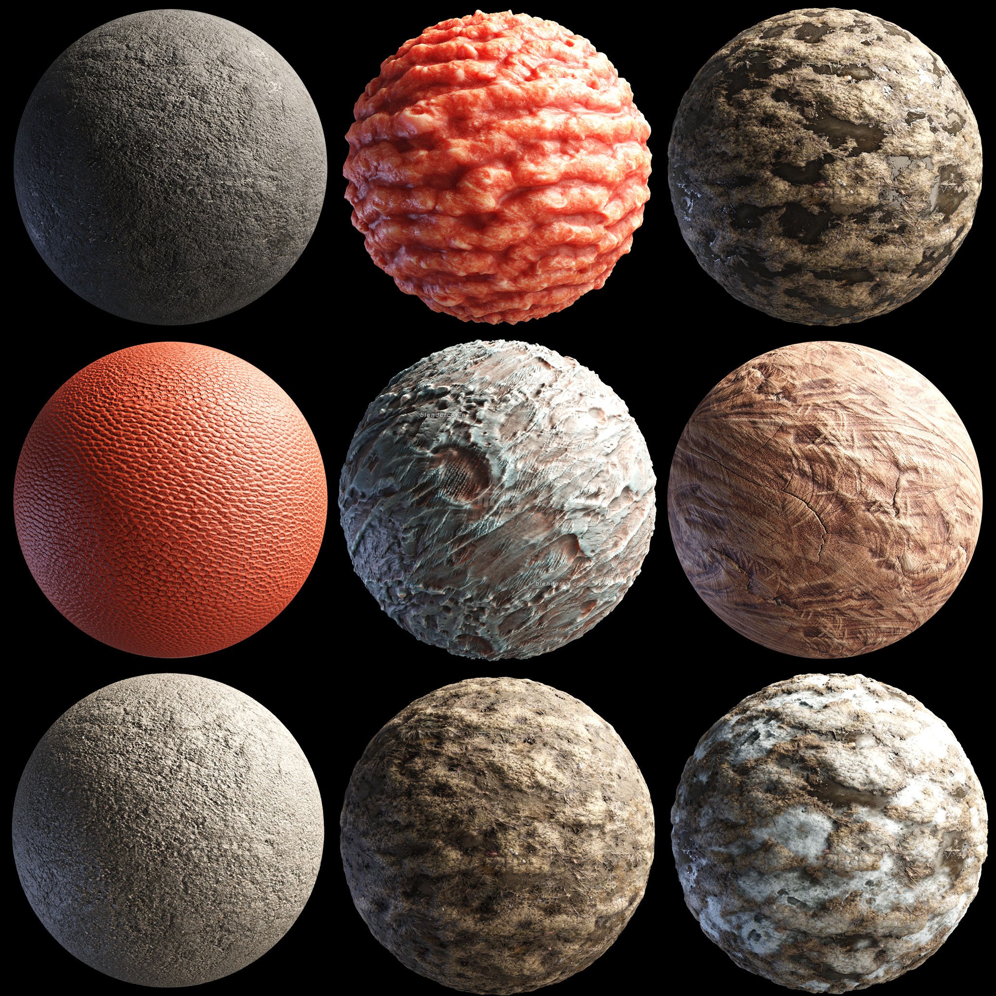 blender混合材质预设_blender布的03
