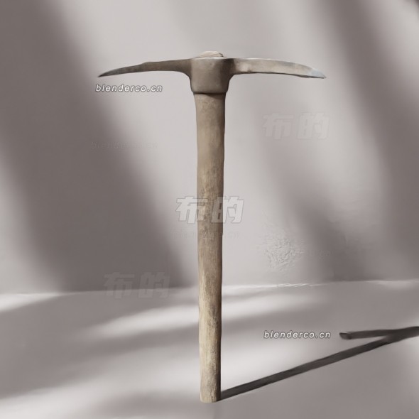 blender十字镐模型_blender布的149