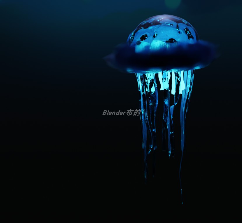 海底水母海洋动物海洋生物