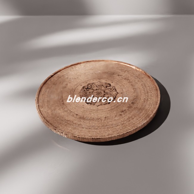 blender装饰铜币模型_blender布的66