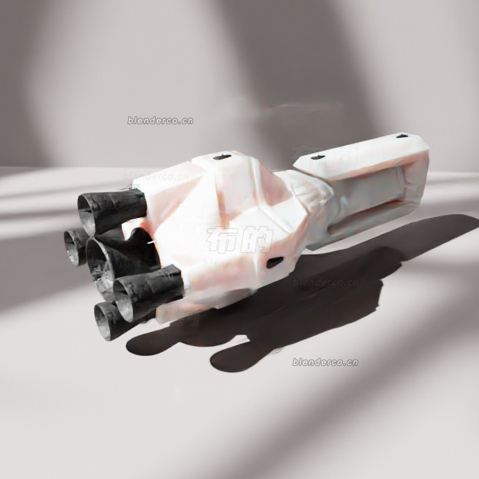 blender飞船模型_blender布的26