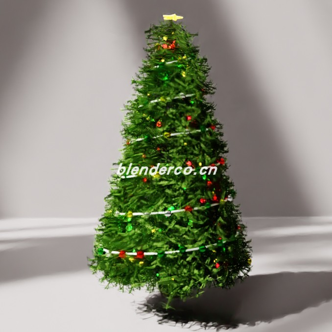 blender圣诞树模型_blender布的153