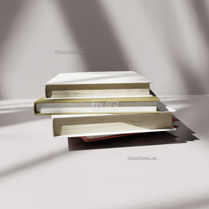 blender书籍模型_blender布的27