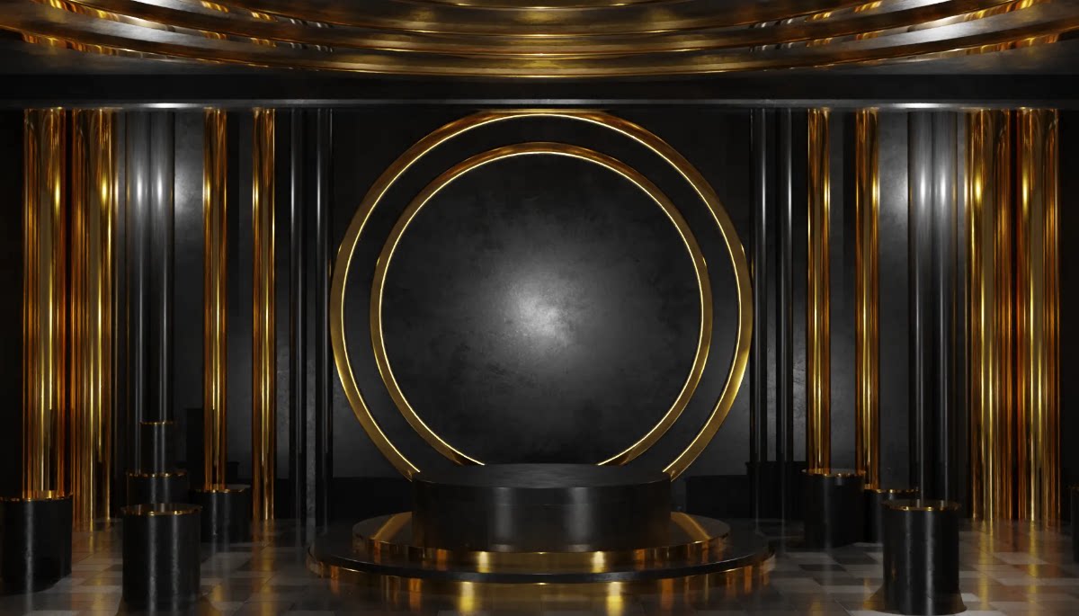 黑金配色场景
