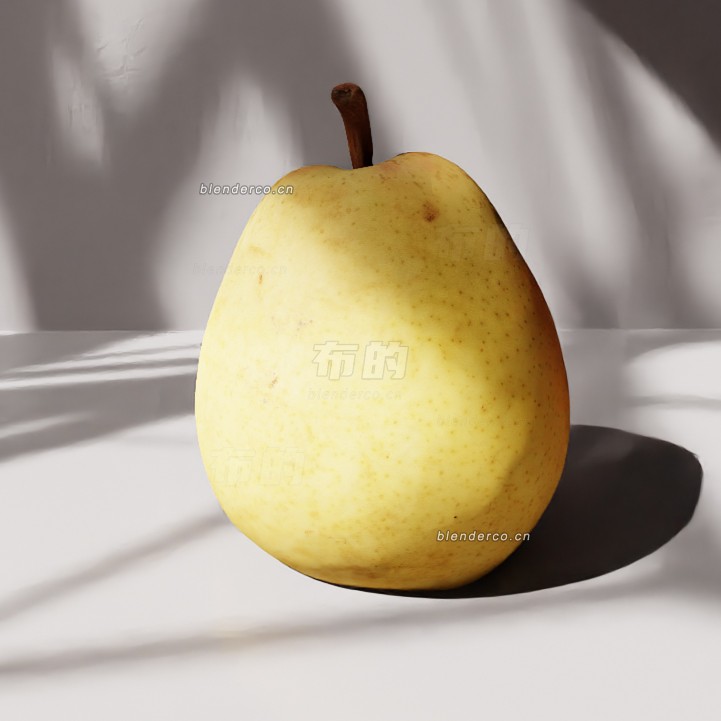 blender梨模型_blender布的14