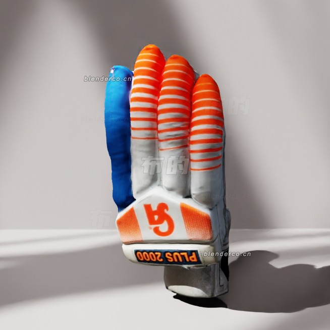 blender板球手套模型_blender布的12