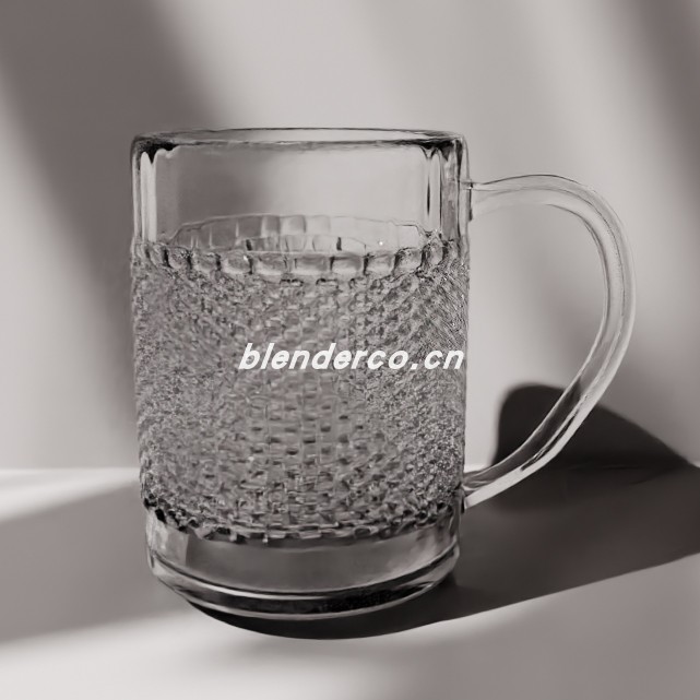 blender现代玻璃杯模型_blender布的86