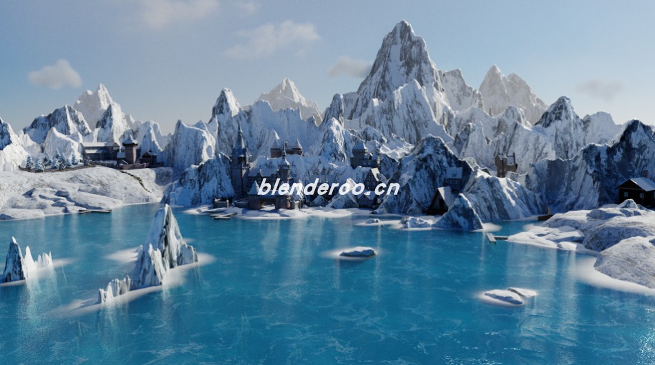 雪景场景搭建