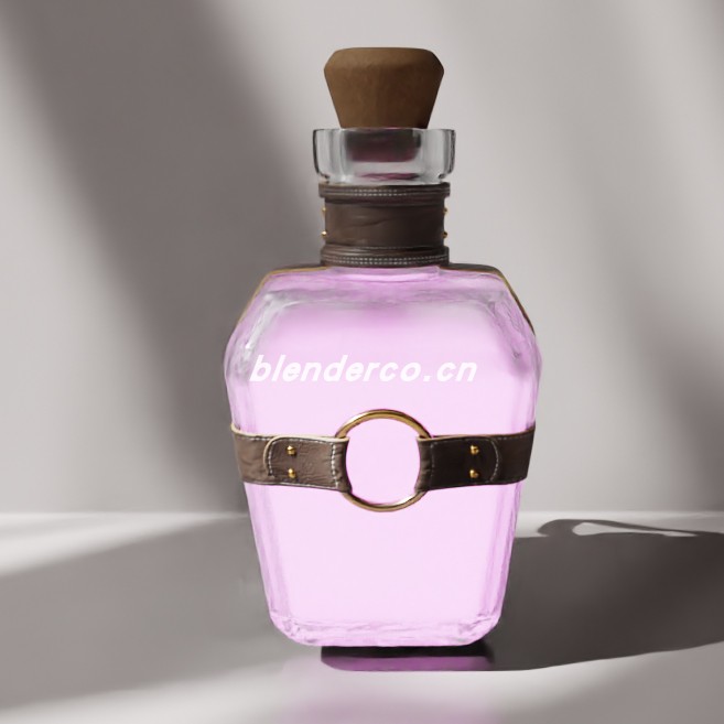 blender魔法药水瓶模型_blender布的133