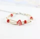 Trung Quốc phong cách gió nữ nữ hoa khô mẫu vật vòng tay thủy tinh bóng bồ công anh đầy sao mật ong bạn gái tặng quà nữ - Vòng đeo tay Clasp